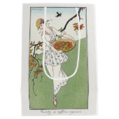 George Barbier, Art Deco Medium Geschenktasche Mittlere Geschenktüte (Rückseite)