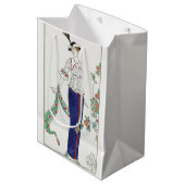 George Barbier, Art Deco Medium Geschenktasche Mittlere Geschenktüte (Vorderseite Schrägansicht)