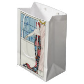 George Barbier, Art Deco Medium Geschenktasche Mittlere Geschenktüte (Vorderseite Schrägansicht)