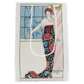 George Barbier, Art Deco Medium Geschenktasche Mittlere Geschenktüte (Rückseite)