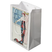 George Barbier, Art Deco Medium Geschenktasche Mittlere Geschenktüte (Rückseite Schrägansicht)
