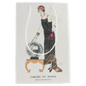 George Barbier, Art Deco Medium Geschenktasche Mittlere Geschenktüte (Vorderseite)
