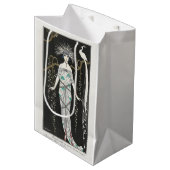 George Barbier, Art Deco Medium Geschenktasche Mittlere Geschenktüte (Vorderseite Schrägansicht)