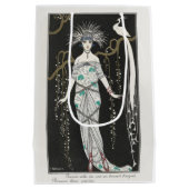 George Barbier, Art Deco Medium Geschenktasche Mittlere Geschenktüte (Rückseite)