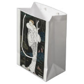 George Barbier, Art Deco Medium Geschenktasche Mittlere Geschenktüte (Vorderseite Schrägansicht)
