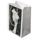 George Barbier, Art Deco Medium Geschenktasche Mittlere Geschenktüte (Rückseite Schrägansicht)
