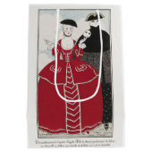 George Barbier, Art Deco Medium Geschenktasche Mittlere Geschenktüte (Rückseite)