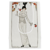 George Barbier, Art Deco Medium Geschenktasche Mittlere Geschenktüte (Rückseite)