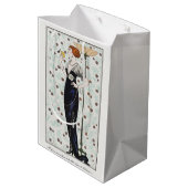 George Barbier, Art Deco Medium Geschenktasche Mittlere Geschenktüte (Rückseite Schrägansicht)