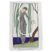 George Barbier, Art Deco Mittlere Geschenktüte (Rückseite)