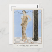 George Barbier, Art Deco Postcard Postkarte (Vorne/Hinten)