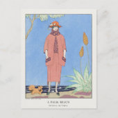 George Barbier, Art Deco Postcard Postkarte (Vorderseite)
