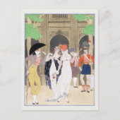 George Barbier, Art Deco Postcard Postkarte (Vorderseite)