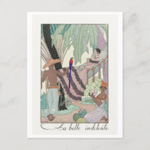 George Barbier, Art Deco Postcard Postkarte