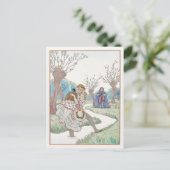 George Barbier, Art Deco Postcard Postkarte (Stehend Vorderseite)