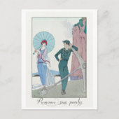 George Barbier, Art Deco Postcard Postkarte (Vorderseite)