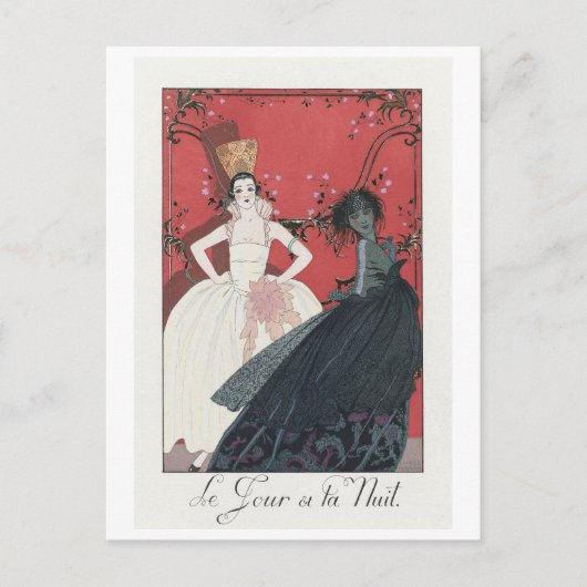 George Barbier, Art Deco Postcard Postkarte (Vorderseite)