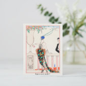 George Barbier, Art Deco Postcard Postkarte (Stehend Vorderseite)