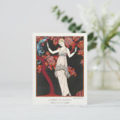 George Barbier, Art Deco Postcard Postkarte (Stehend Vorderseite)