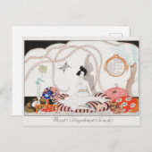 George Barbier, Art Deco Postcard Postkarte (Vorne/Hinten)