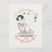 George Barbier, Art Deco Postcard Postkarte (Vorderseite)