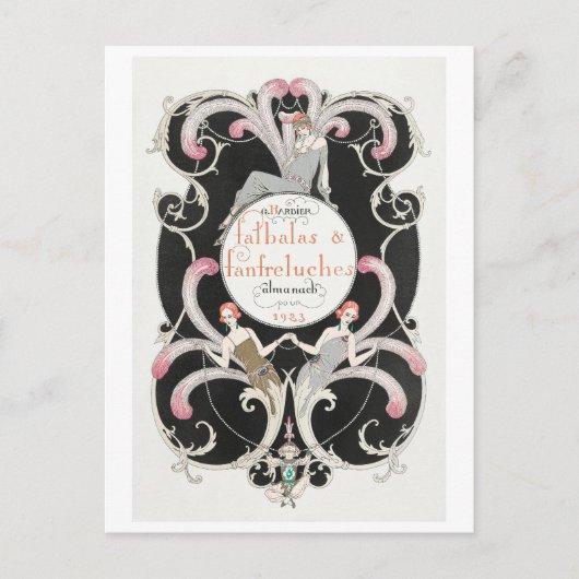 George Barbier, Art Deco Postcard Postkarte (Vorderseite)