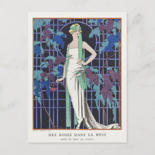 George Barbier, Art Deco Postcard Postkarte