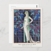 George Barbier, Art Deco Postcard Postkarte (Vorne/Hinten)