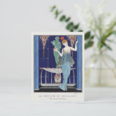 George Barbier, Art Deco Postcard Postkarte (Stehend Vorderseite)