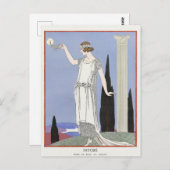 George Barbier, Art Deco Postcard Postkarte (Vorne/Hinten)