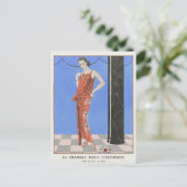 George Barbier, Art Deco Postcard Postkarte (Stehend Vorderseite)