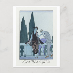 George Barbier, Art Deco Postcard Postkarte