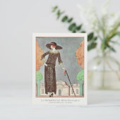George Barbier, Art Deco Postcard Postkarte (Stehend Vorderseite)