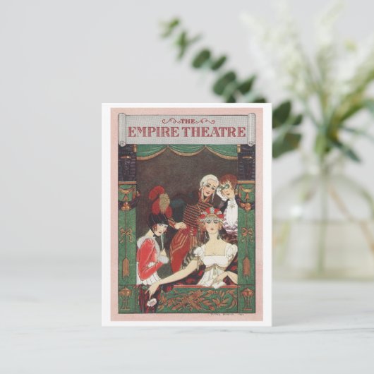 George Barbier, Art Deco Postcard Postkarte (Stehend Vorderseite)