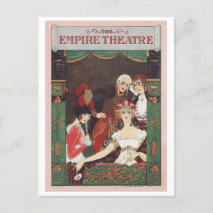 George Barbier, Art Deco Postkarte