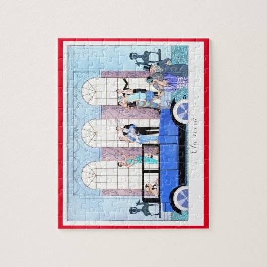 George Barbier Art Deco Puzzle (Vertikal)