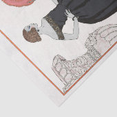 George Barbier, Art Deco Tissue Seidenpapier (Ausschnitt)