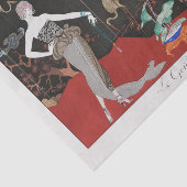 George Barbier, Art Deco Tissue Seidenpapier (Ausschnitt)