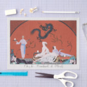 George Barbier, Art Deco Tissue Seidenpapier (Handwerk)