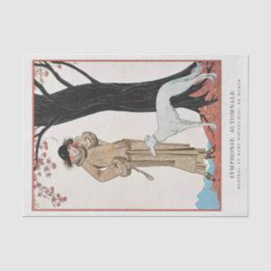 George Barbier, Art Deco Tissue Seidenpapier