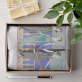 George Barbier, Art Deco Tissue Seidenpapier (Geschenk)