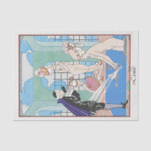 George Barbier, Art Deco Tissue Seidenpapier
