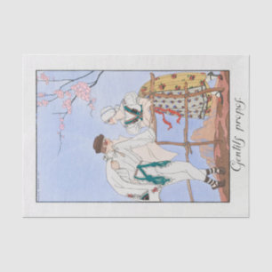 George Barbier, Art Deco Tissue Seidenpapier