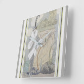 George Barbier Art Deco Wall Uhr (Winkel)