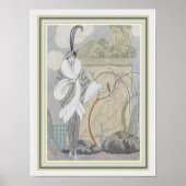 George Barbier Art Deko Feather & Fur 12 x 16 (Vorne)