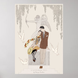 George Barbier Autumn 1925 Lovers CC1225 Poster