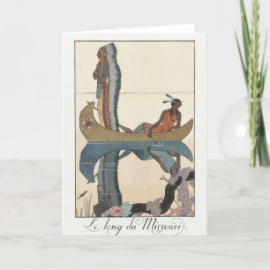 George Barbier, Dankeskarten der Native American Dankeskarte