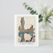 George Barbier, Indianerpostkarte Postkarte (Stehend Vorderseite)