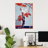 George Barbier "L'Oiseau Volage" 1914 Poster (Heimbüro)