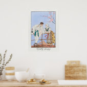 George Barbier Plakat (Küche)